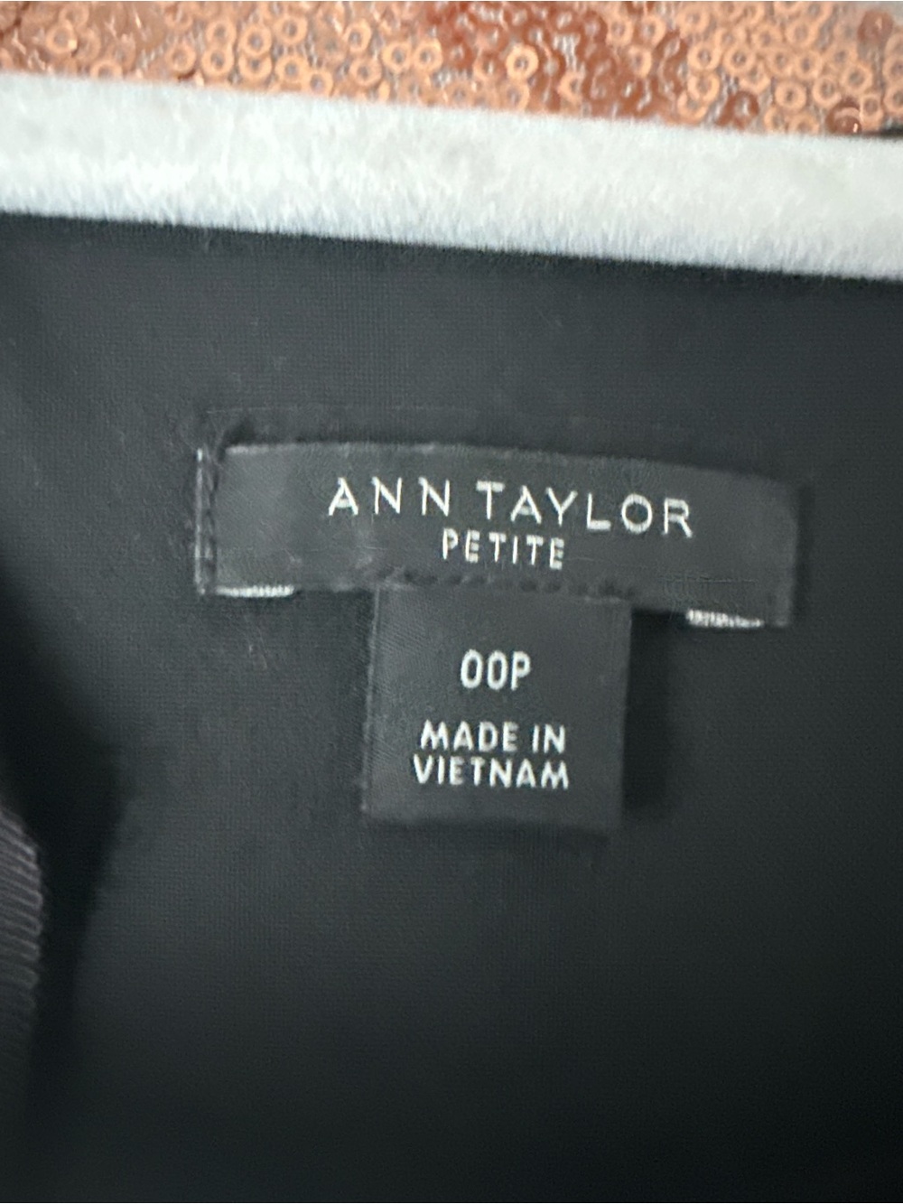 Ann Taylor Petite Black Dress
